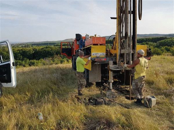 Виды работ геологических изысканий