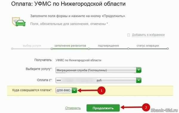 Подробное описание процесса оплаты через интернет