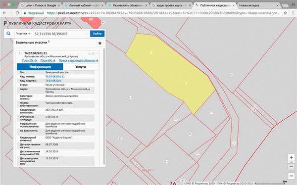 Как пользоваться кадастровой картой Томской области?