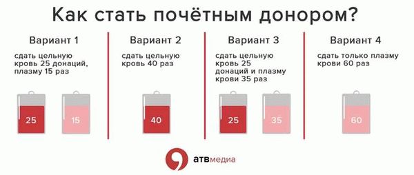 Как стать почетным донором в 2024 году