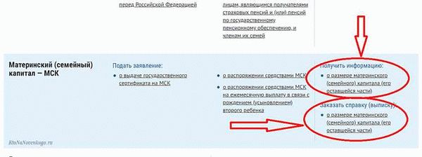 Подробная инструкция способов просмотра остатка маткапитала