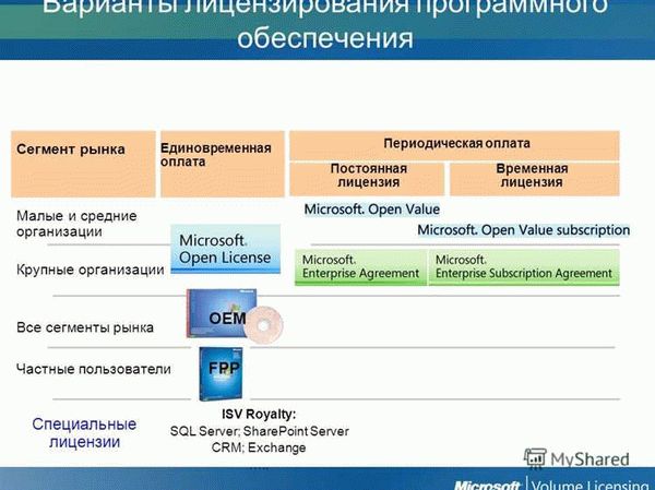 Лицензия на использование программного обеспечения от третьих лиц