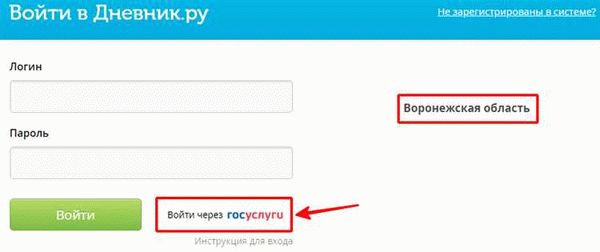 Особенности входа в Дневник.ру через сайт Госуслуг