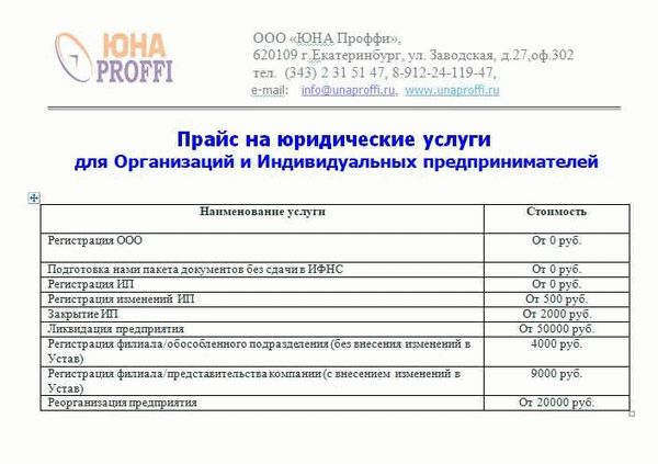 Наши цены на юридические услуги в Иркутске
