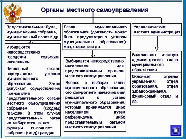 Местное самоуправление: область деятельности и основные принципы