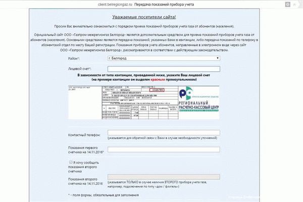 Когда нужно передать показания газового счетчика?