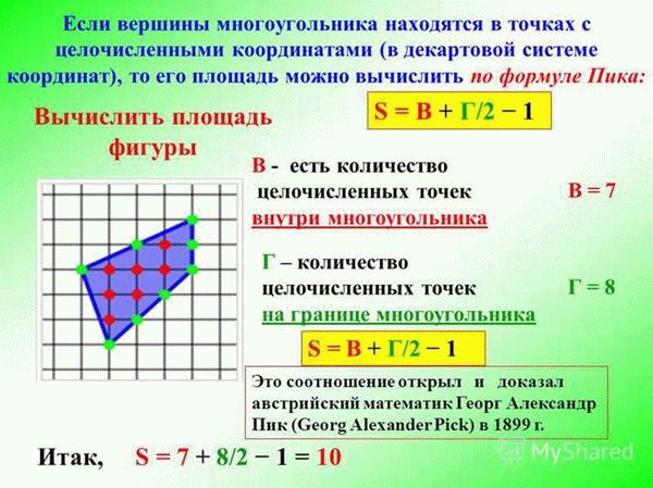 Калькулятор расчета площади четырехугольника