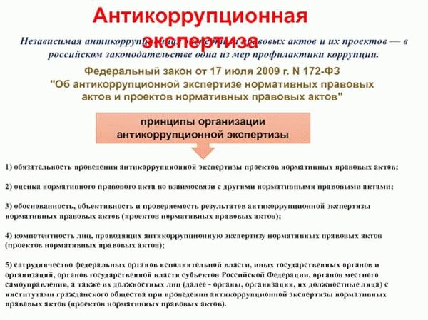 Кто проводит антикоррупционную экспертизу?