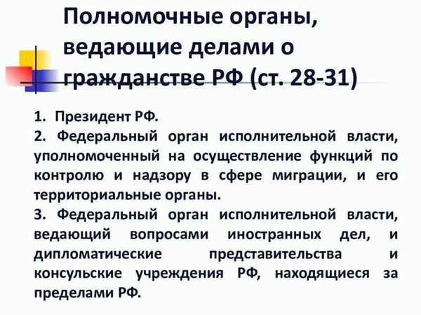 Решение о принятии иностранного гражданина в гражданство РФ: последствия