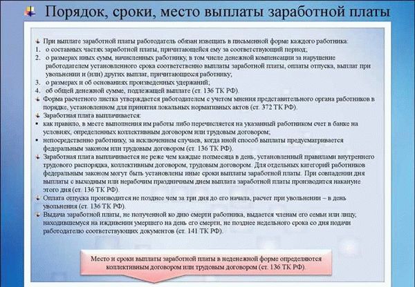 Нарушения работодателя в сроках выплаты зарплаты