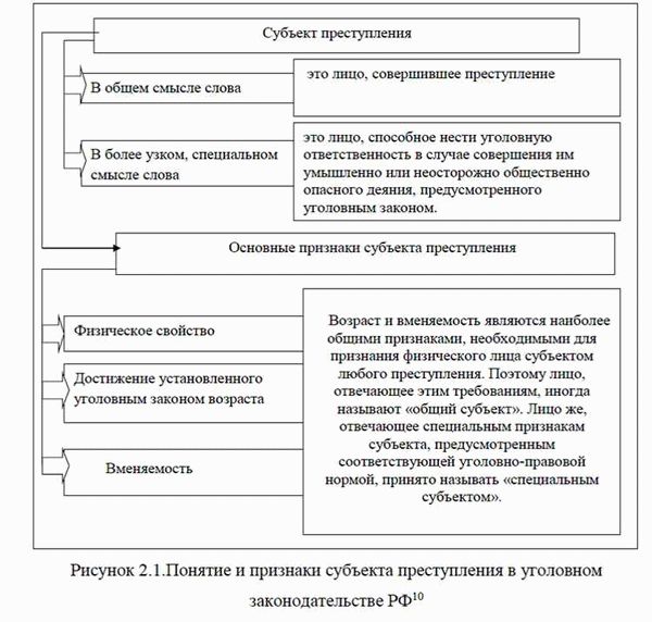 Субъект и объект правонарушения