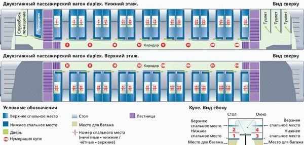 Нумерация мест в поездах РЖД: что выбирать с учетом разницы