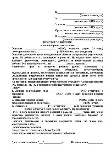 Уточненное исковое заявление: образец заполнения и бланк 2024 года